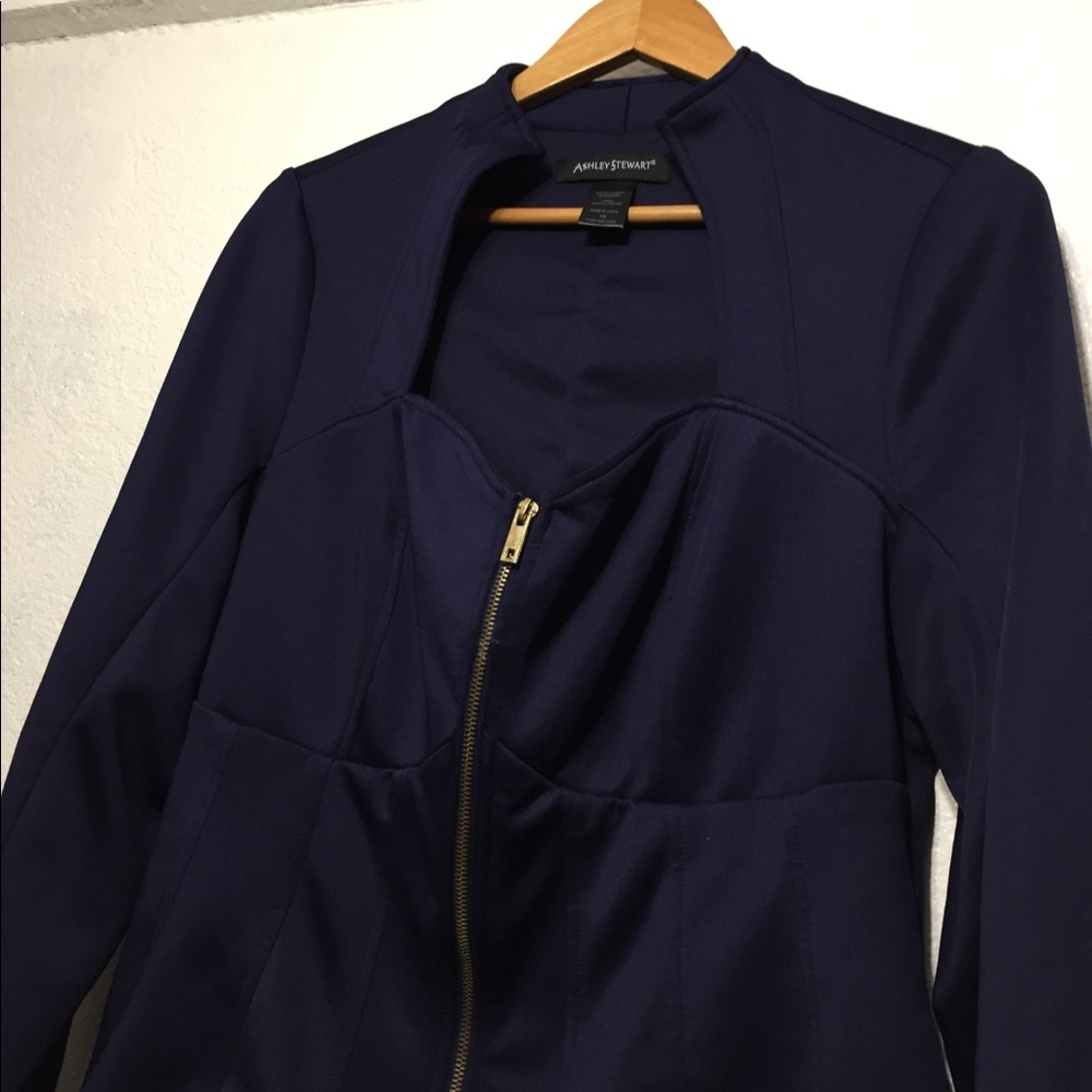 Ashley Stewart Zip Up Jacket Size 16 - Picture 4 of 8